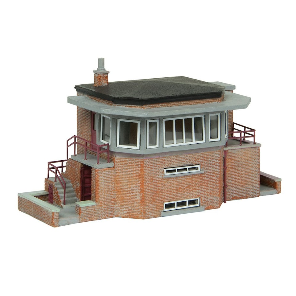 Graham Farish Scenecraft ARP Signal Box Red (Pre-Built)
