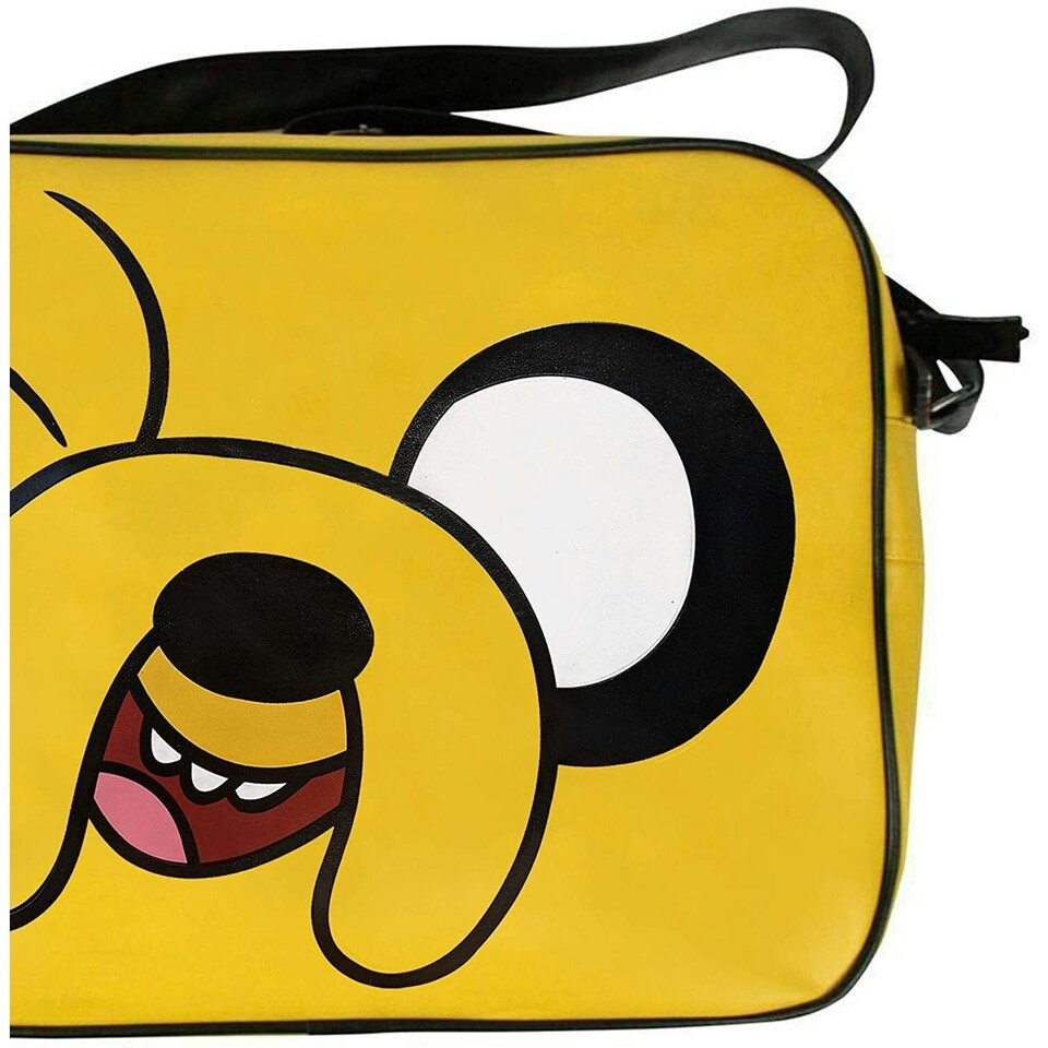image 1 of Adventure Time Jake Messenger Bag - Yellow - One Size (UTNS6372) Yellow