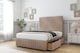 image 3 of Sloomy Madison Mink Naples Divan Bed With Mattress 4 Drawers With 26" Strutted Headboard & 12" Matching Footboard 6' Super King | Brown | Mink | Super King | 1