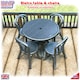 image 2 of Slot Car Trackside Scenery Bistro Table and 4 x Chairs 1:32 Scale Wasp