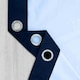 image 4 of Homescapes Thermal 100% Blackout Navy Velvet Curtains - 46 x 54" Blue