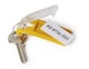 image 6 of Durable Key Clips Organisational Label Hooks | 6 Pack | Red | Red