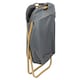 image 2 of JVL Bambanio Foldable Bamboo Laundry Storage Hamper, 100L - Grey Grey