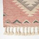 image 3 of Homescapes Pali Pink Kilim Wool Rug - 90 x 150 cm | Pink | 90 x 150 cm