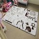 image 4 of Hand drawn sketch Egypt (Rug) White | Medium: 80x150cm