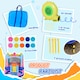 image 4 of Outsunny Bouncy Castle w Slide Water Pool Trampoline, Blower 3.6 x 1.75 x 1.8m