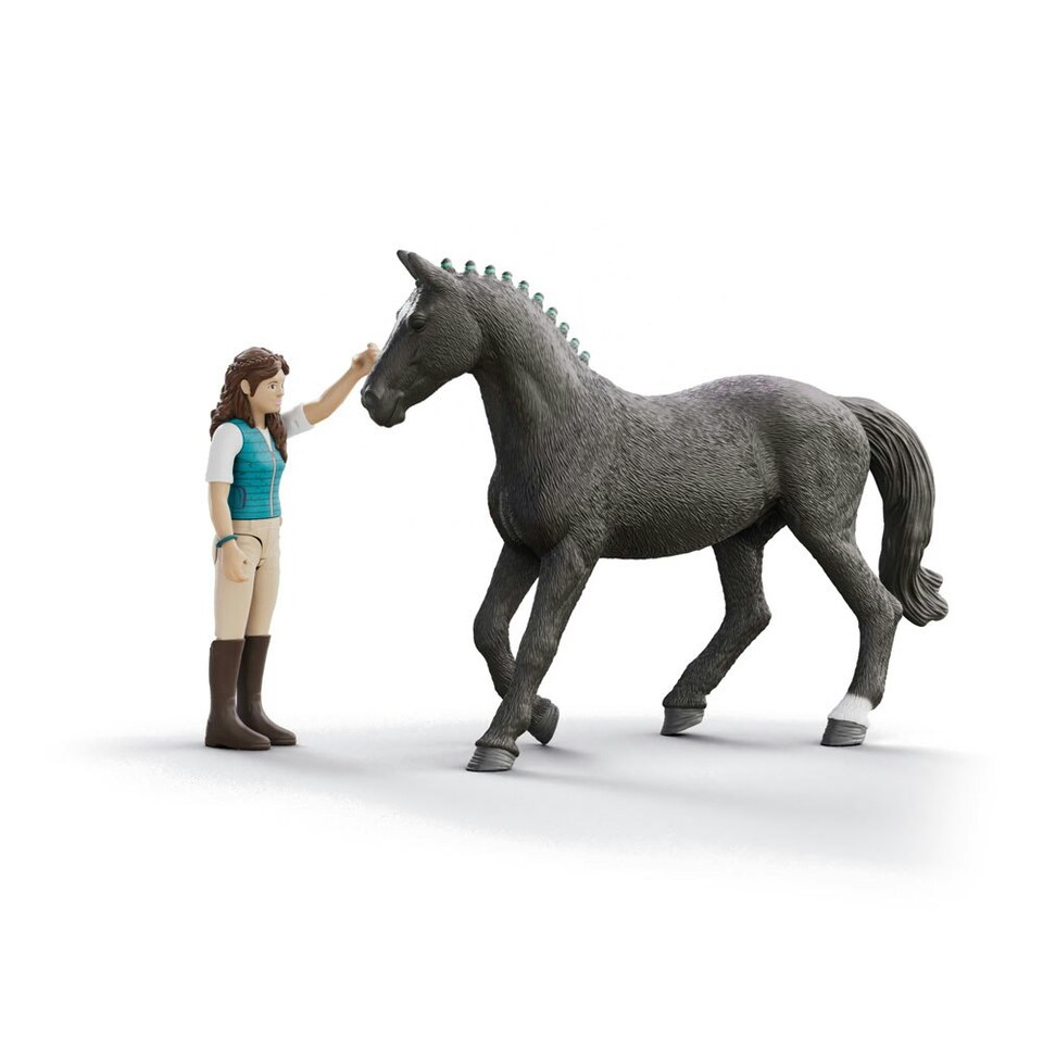 image 1 of SCHLEICH Horse Club Lisa & Storm Toy Figure Set (42712)