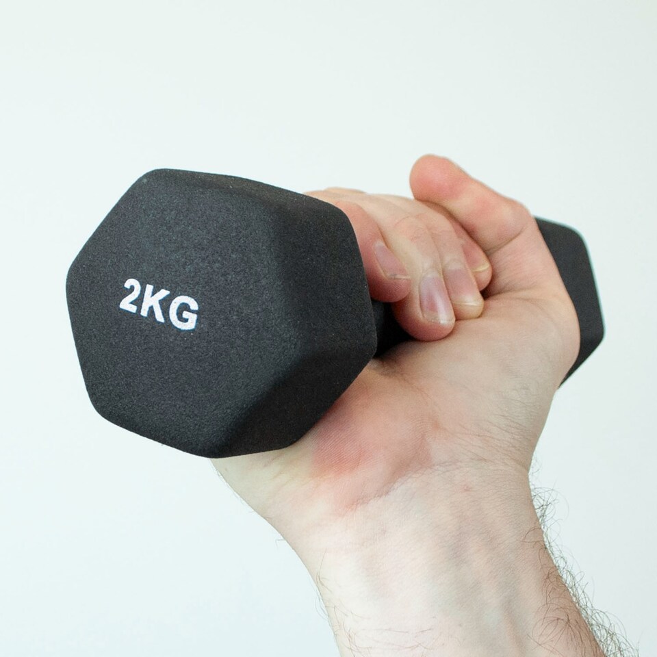 image 1 of Komodo 2x 2kg Neoprene Dumbbells