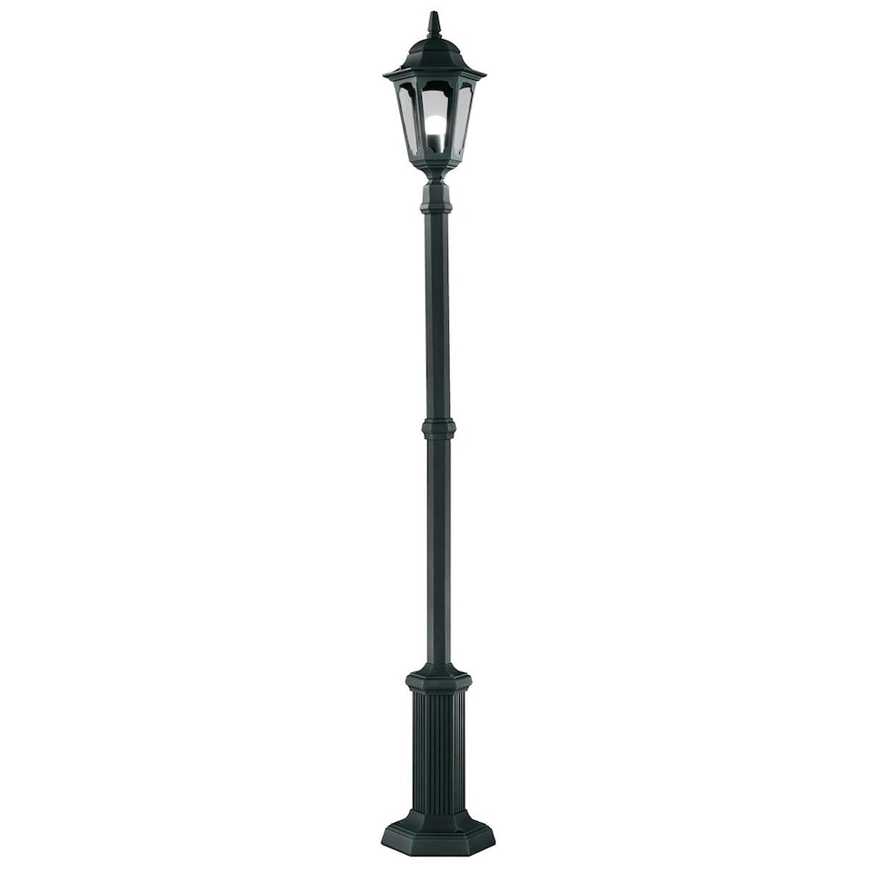 Parish 1 Light Outdoor Lamp Post Black IP44, E27