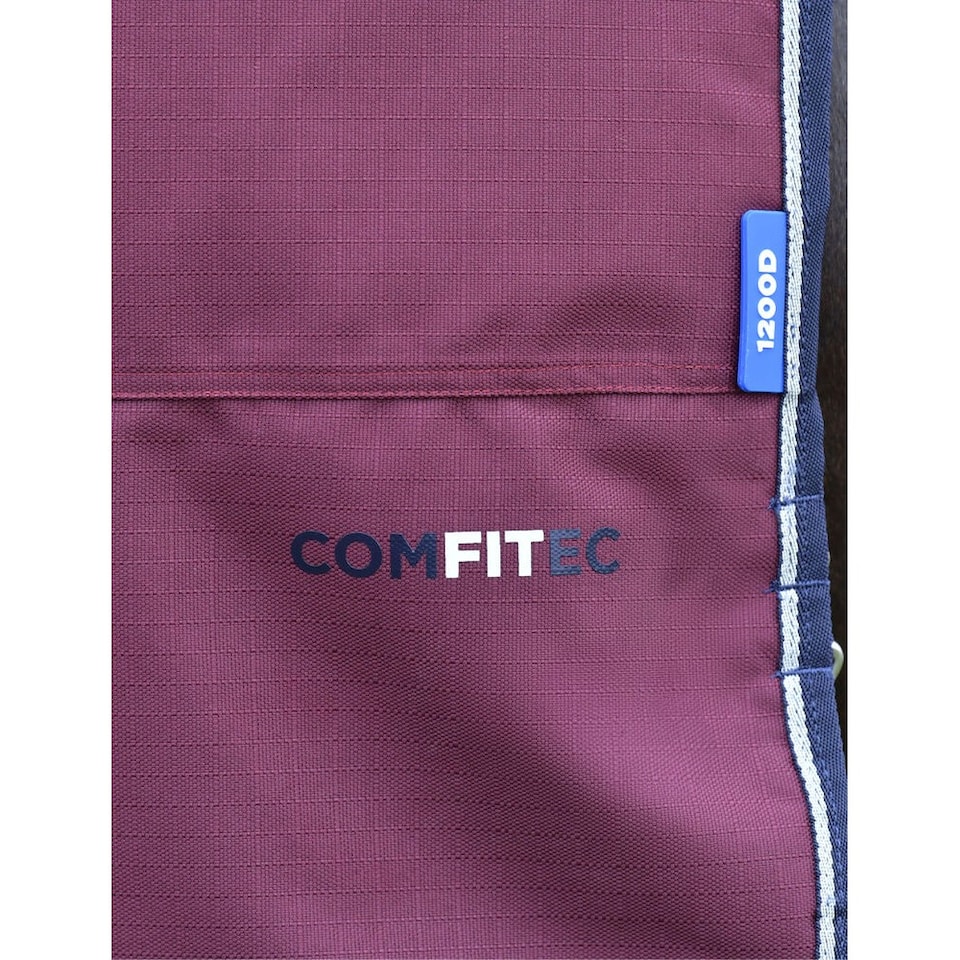 image 1 of Weatherbeeta Comfitec Essential Combo Neck 220g Horse Turnout Rug | Red | Burgundy | 5Ft | 1