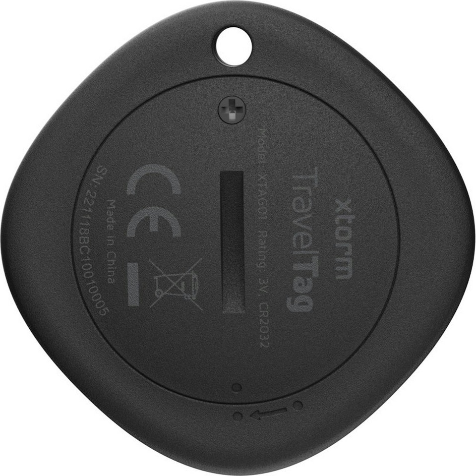 image 1 of Xtorm XTAG01 Electronic Travel Tag - Solid Black - One Size Black