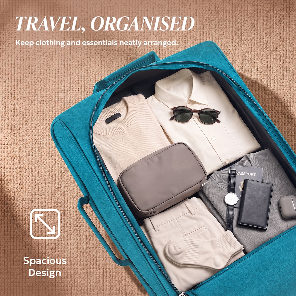 image 1 of Lugg Mars Soft Cabin Bag with Wheels 56x45x25cm for EasyJet Overhead Locker