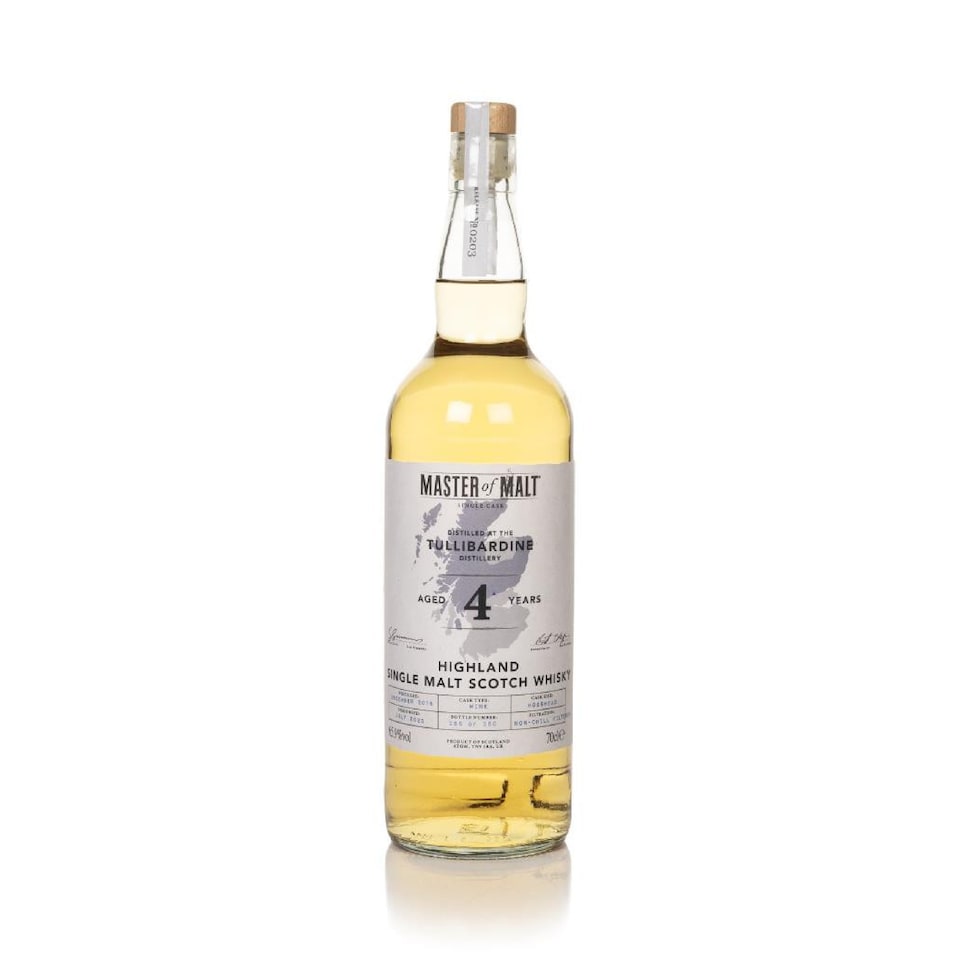 image 1 of Tullibardine 4 Year Old 2018 Single Cask Master of Malt