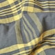 image 2 of Homescapes Grey and Yellow Tartan Check Sofa and Bed Throw - 150 x 200 cm | Grey | 1
