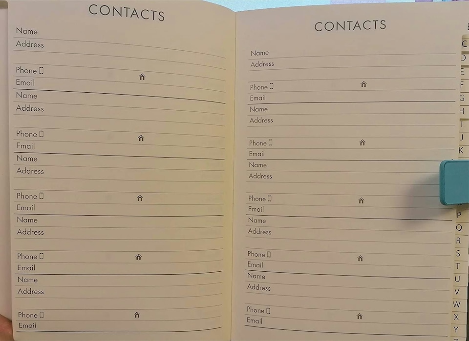 image 1 of A5 Satin Pastel Floral Birthday And Address Book