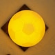 image 5 of Gingko Design Smart FootballSpin Lamp with Wooden Walnut Base - Large | Multi
