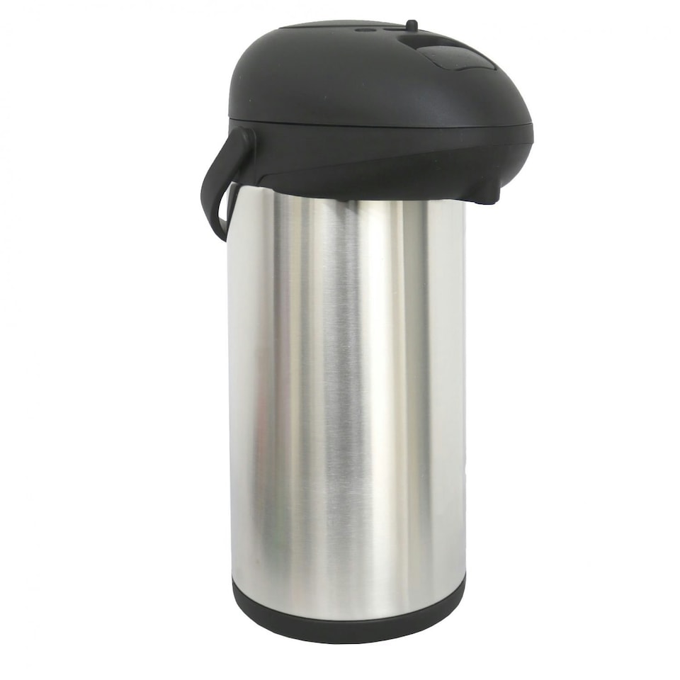 image 1 of Oypla 5L Stainless Steel Airpot Insulated Vacuum Thermal Flask Jug