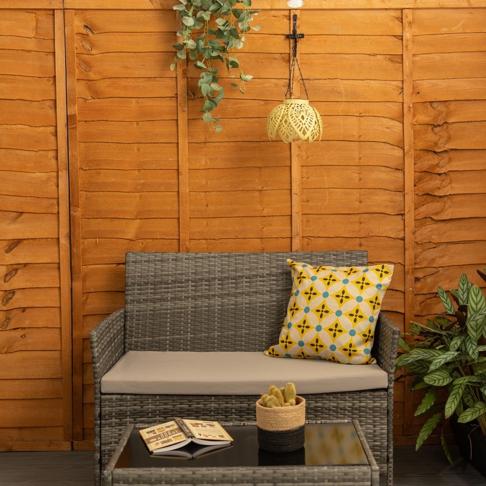 image 1 of ValueLights Artichoke Yellow Outdoor Solar Decorative Light | Yellow