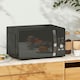 image 2 of HOMCOM 23L 800W Microwave Oven with Digital Display, Auto Cook, Black