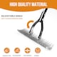 image 5 of 2 in 1 Garden Long Handle Thatch Rake/Oscillating Stirrup Hoe Weeder Lawn Rake