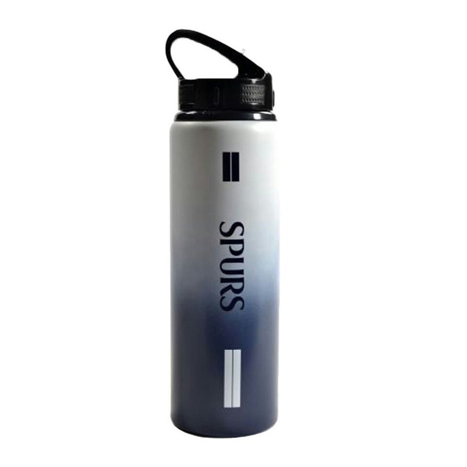 image 1 of Tottenham Hotspur FC Fade Aluminium Water Bottle - Navy/White - One Size