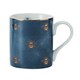 image 1 of Mikasa Bee Straight-Sided Porcelain Mug, 280ml | Blue
