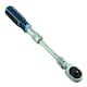 image 5 of 1/4" Drive Extendable + Flexible Ratchet Socket Driver 72 Teeth Quick Release