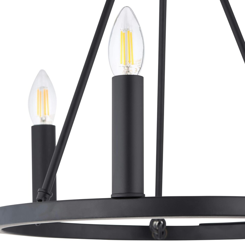 image 1 of Parley 3 Light - Black Pendant
