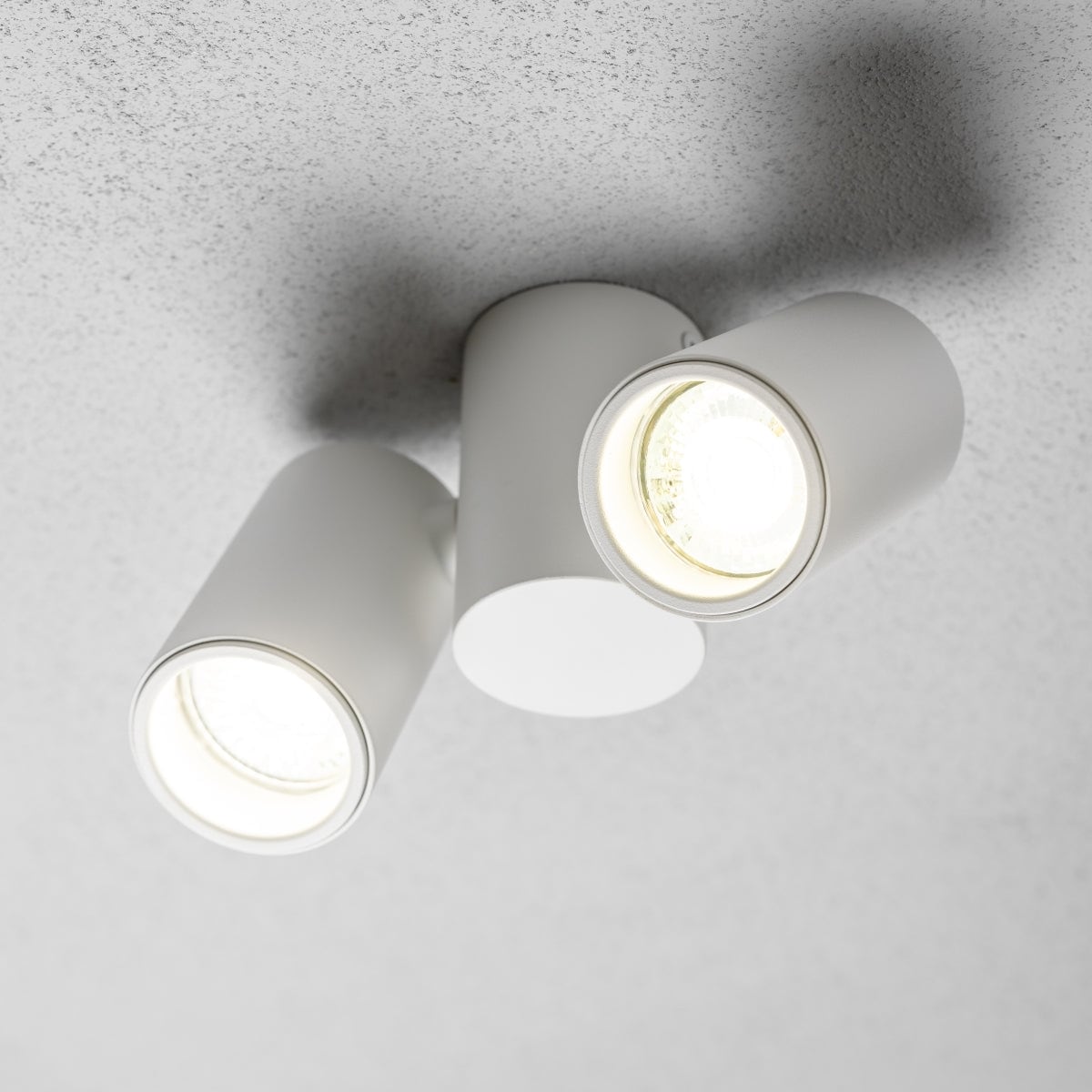 CGC LUP White Modern Double GU10 Adjustable Ceiling Spotlight White White height: 11.5 cm, width: 17.5 cm spotlight width: 5.6 cm