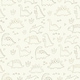 image 1 of Dinky Dinos Wallpaper in Coffee and Cream | Cream | Cream