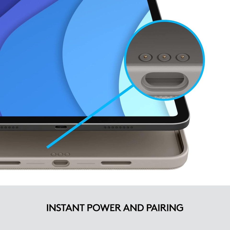 image 1 of Logitech Combo Touch iPad Pro 11-inch(1st, 2nd, 3rd, 4th gen - 2018, 2020, 2021, 2022)Keyboard Case