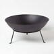 image 2 of Homescapes Metal Fire Bowl with Stand