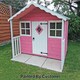 image 3 of Cubby Playhouse Kid's Wendy House Brown