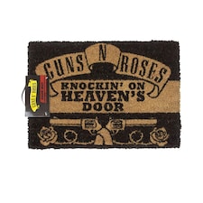 Guns N Roses Official Knockin On Heavens Door Door Mat - Brown/Black - One Size