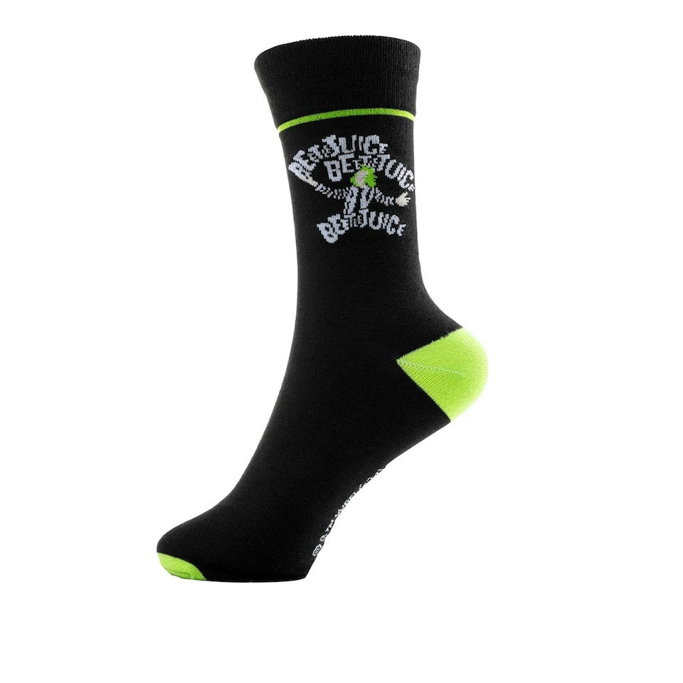 image 1 of Beetlejuice Mug and Sock Set - Black/White - 6 UK-11 UK