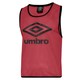 image 1 of Umbro Unisex Adult Training Bib - Vermillion/Black - L-XL