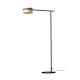 image 1 of Loop Integrated LED Floor Lamp Arc Black, 2700K