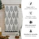 image 4 of Pack of 2 Monochrome Christmas Tree Hand Towels 50 x 80cm - 100% Cotton White | 2 x Christmas Tree Hand Towels (Black & White) | One size