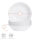 image 3 of Argon Tableware Classic White Pasta Bowls - 25.5cm - Pack of 6 | White | White