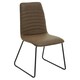 image 2 of Interiors by Premier Foundry Brown Leather Effect Chair, Easy to Clean Outdoor Chair, Body Supportive High Back Accent Chair