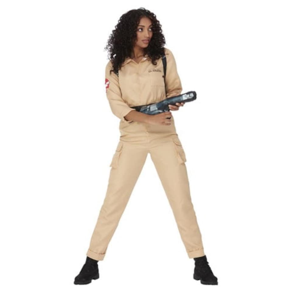 image 1 of Ghostbusters Boilersuit Fancy Dress Costume Ladies Large - UK 16-18
