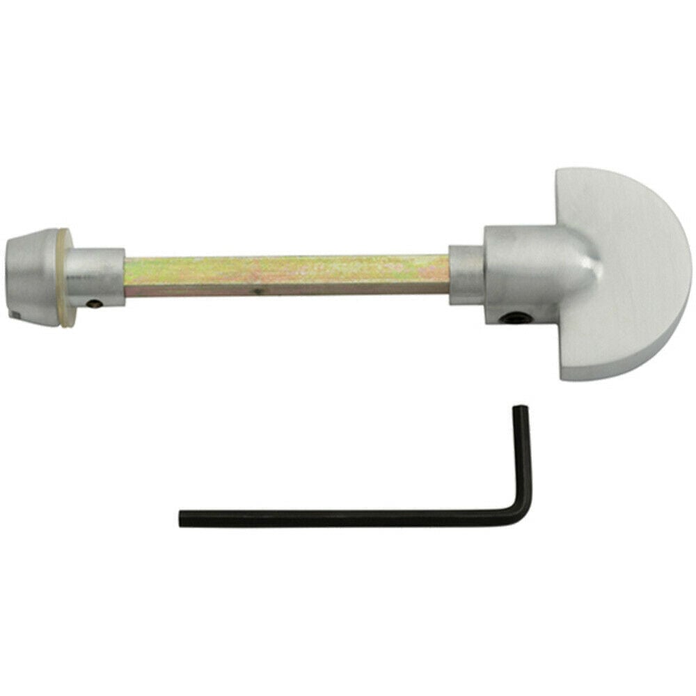 Loops Spare Slim Thumbturn Lock & Release Handle 80mm Spindle Satin Chrome