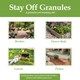 image 6 of Vitax Stay Off Scatter Granules 225g Natural Pet Training Aid for Cats & Dogs