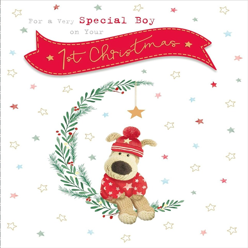 image 1 of Boofle Very Special Boy On Your 1st Christmas Card