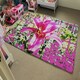 image 4 of Pink flower (Rug) Pink | Medium: 80x150cm