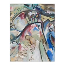 Improvisation 21A Abstract Landscape Kandinsky Huge Wall Art Poster Print 24X32"