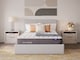 image 4 of Arthur Sleep Cool Rock Extra Firm Hybrid Mattress - Single | White | Single