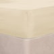 image 2 of OHS Ultra Soft Microfibre Plain Fitted Bed Sheet | Cream | Ivory | Double