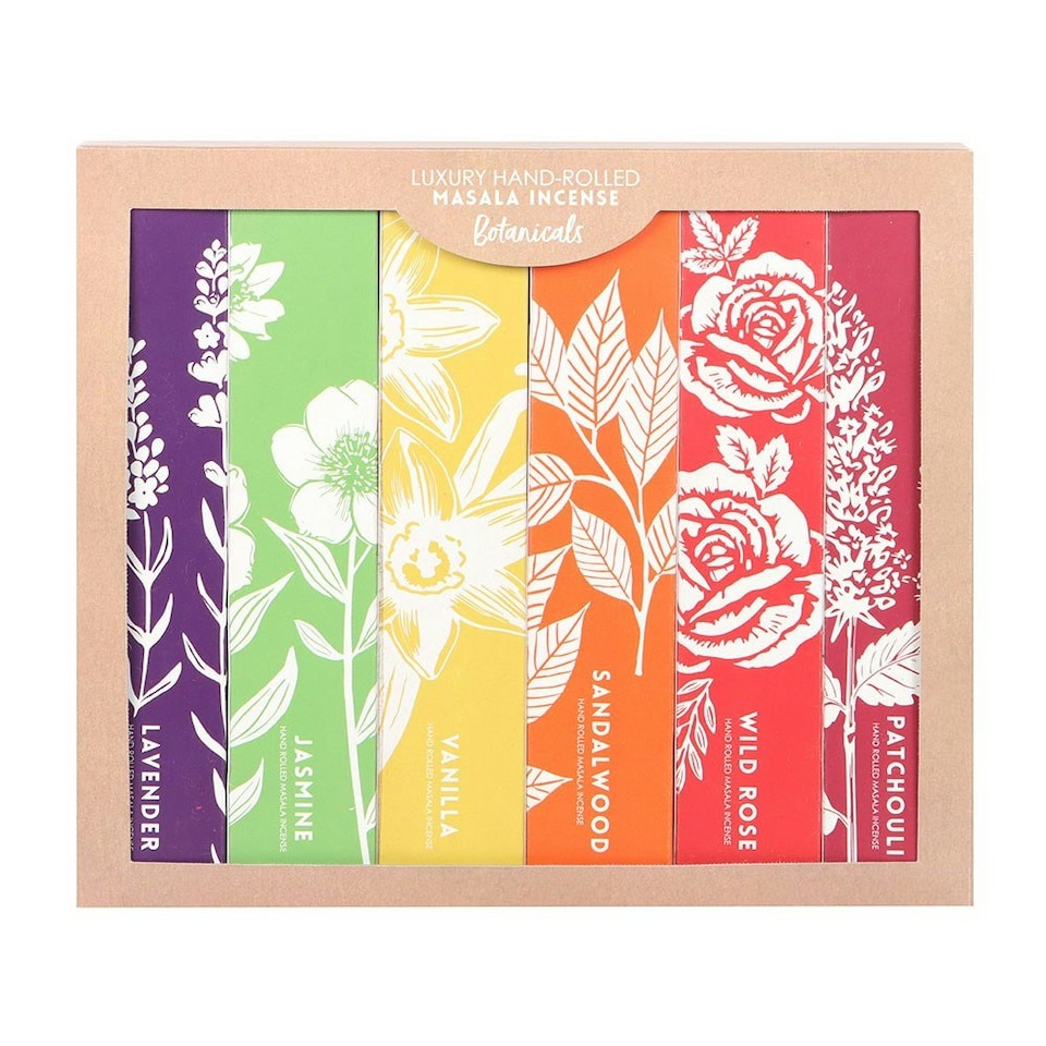 image 1 of Something Different Aromatic Botanical Masala Incense Sticks (Pack of 6) - Multicoloured - One Size