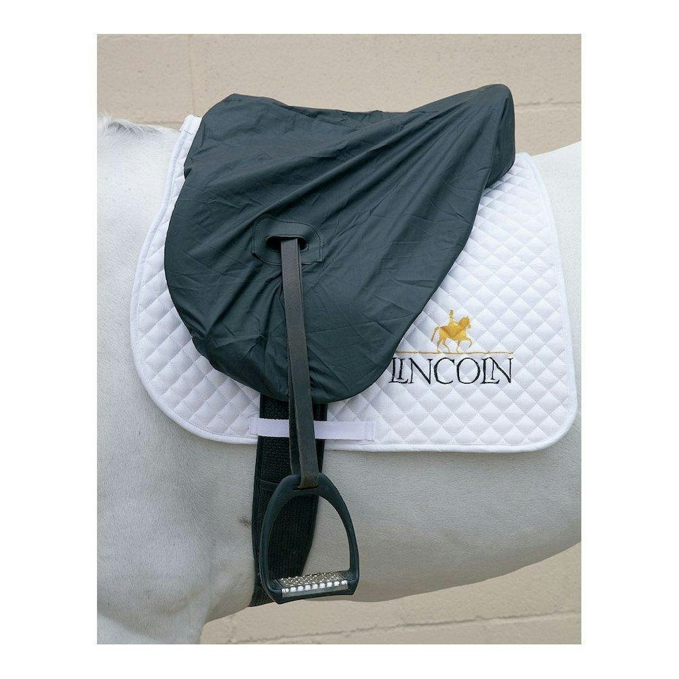 Hy Waterproof Ride On Saddle Cover - Black - One Size